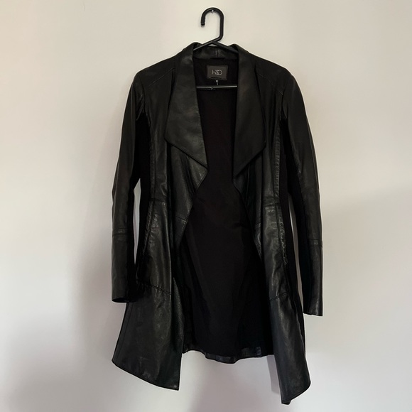 HSO SIZE XS MINT CONDITION LEATHER JACKET - Picture 10 of 16